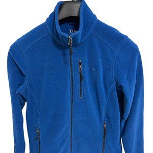 L.L. Bean Mens Full Zip Fleece Sweatshirt Size Small Regular Pockets Outdoors